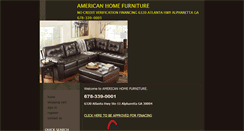 Desktop Screenshot of americanhomefurniture.net